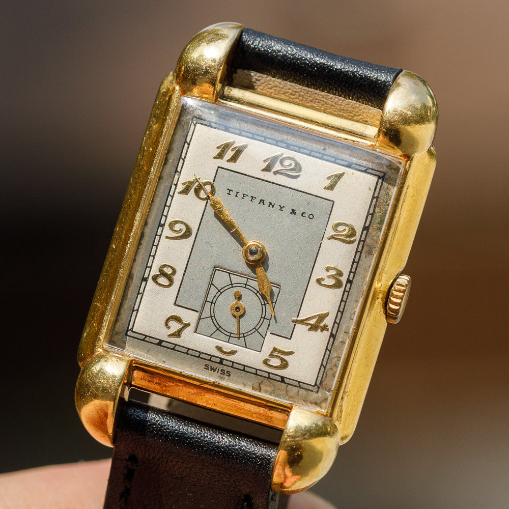TIFFANY&CO. by MOVADO 18KYG Ref.3856 – TIMEANAGRAM