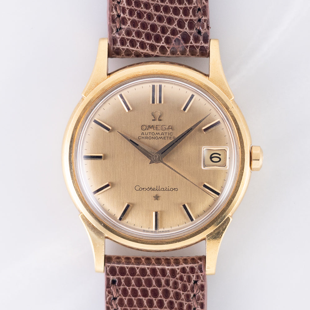 OMEGA Constellation Ref.14393 18K Yellow Gold ONYX INDEX