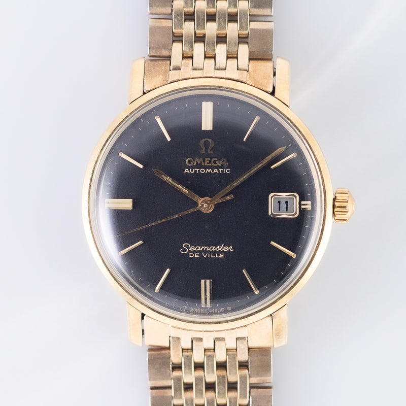 OMEGA Seamaster DEVILLE Ref.166.020 Matte Gilt Dial – TIMEANAGRAM