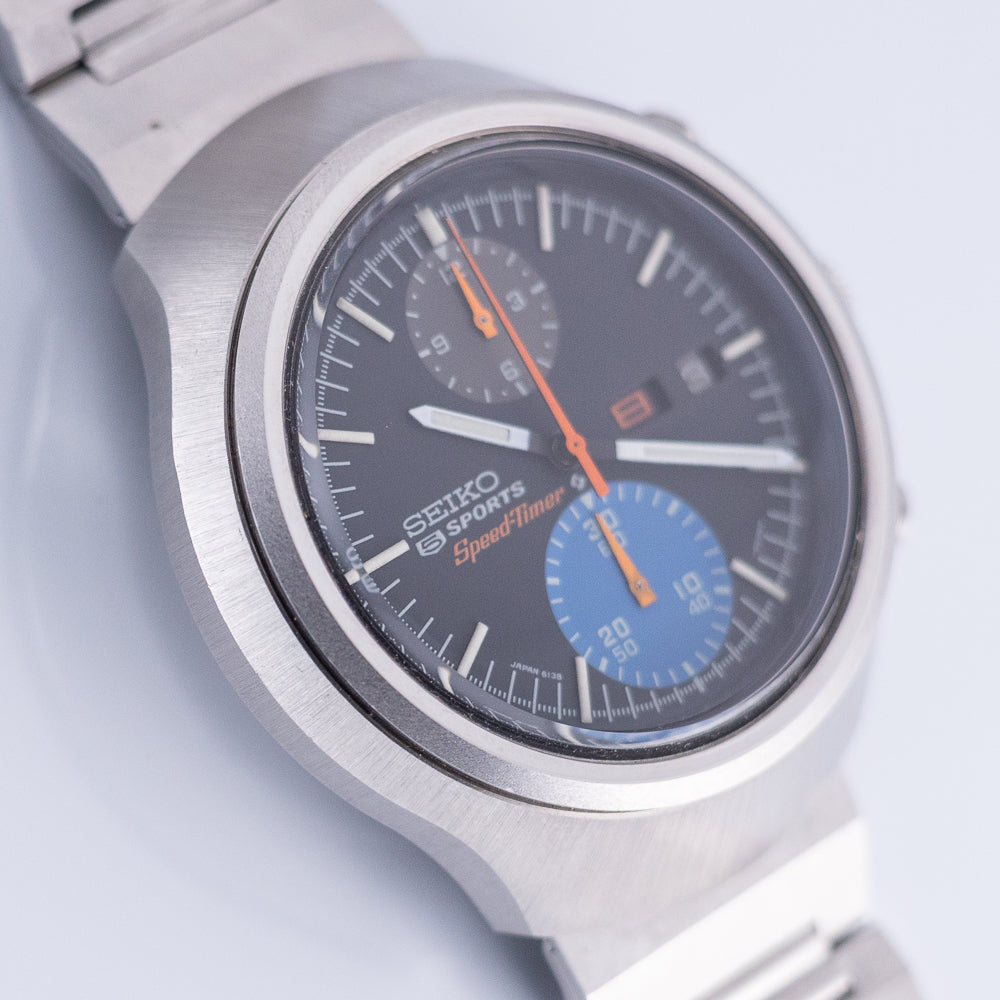SEIKO 5 SPORTS SPEED TIMER Ref.6138-0020 NOS w.BOX and Paper