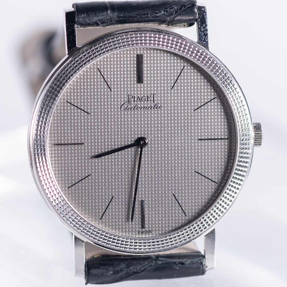 PIAGET Ref.12314 Clous de Paris Automatic Cal.12P 18K White Gold