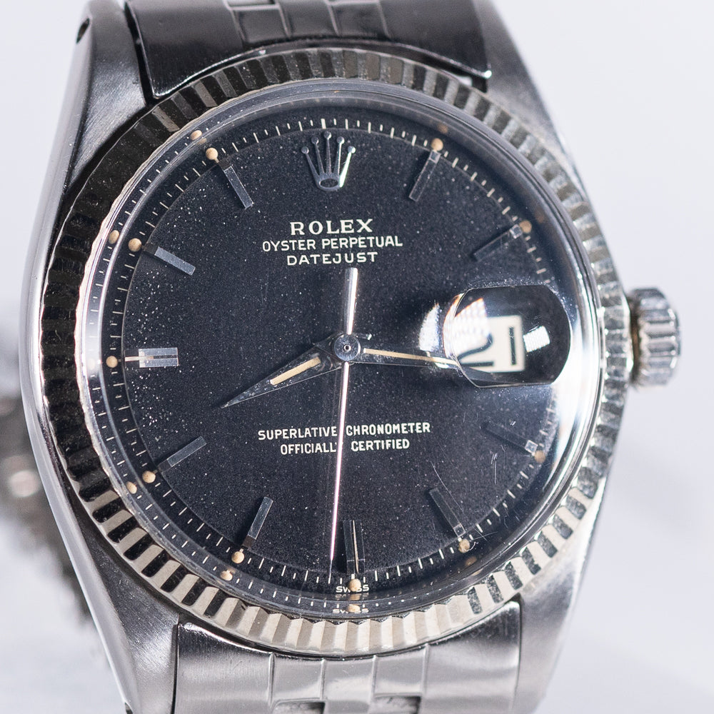 ROLEX DATEJUST Ref.1601 Black Gilt Dial