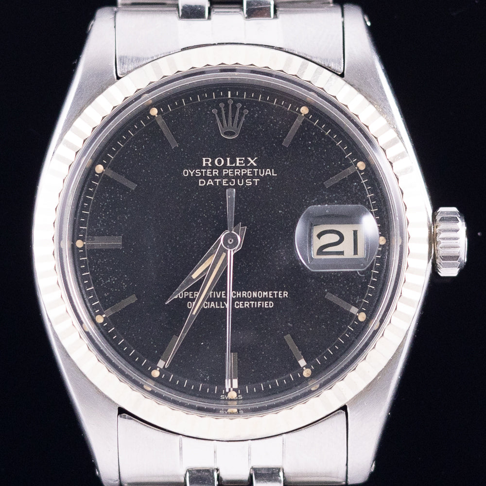 ROLEX DATEJUST Ref.1601 Black Gilt Dial
