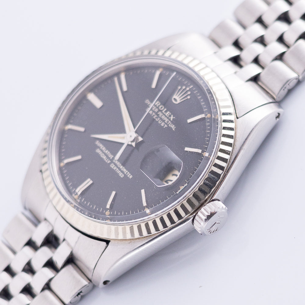 ROLEX DATEJUST Ref.1601 Black Gilt Dial