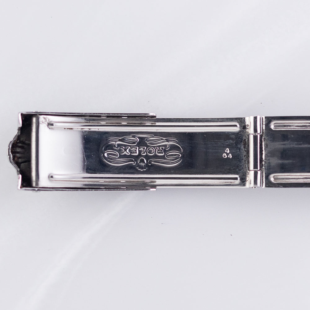 ROLEX OYSTER PERPETUAL Ref.1002 Black Gloss Dial with Silver Surface Printing