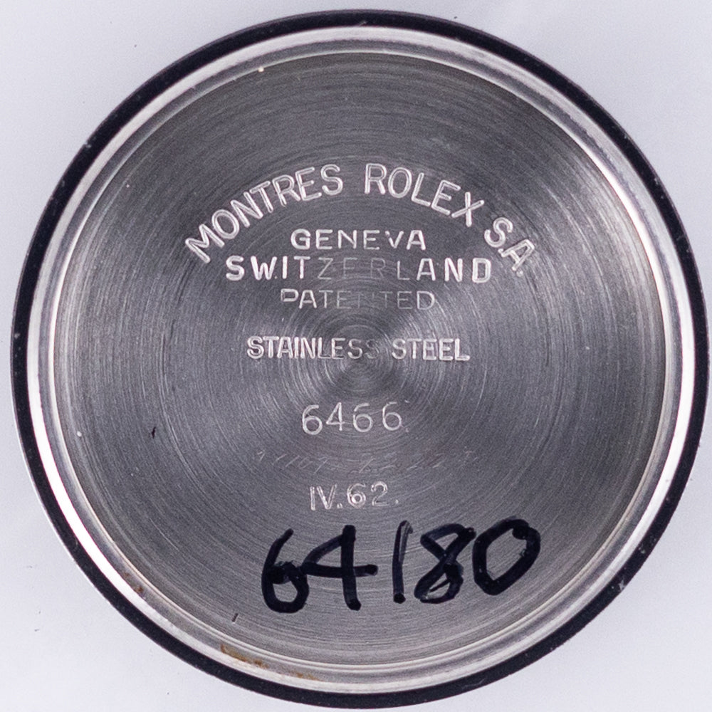 ROLEX OYSTERDATE Ref.6466 Black Gilt Tropical Dial