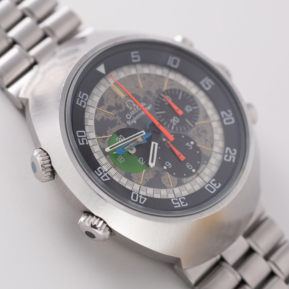 OMEGA Flightmaster A4. 12 Without Dots Dial Ref.145.013 BOX and Papers