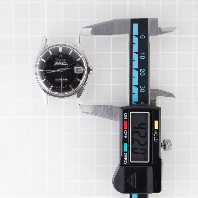 OMEGA Constellation Black Gilt Pie Pan Dial Ref.168.005