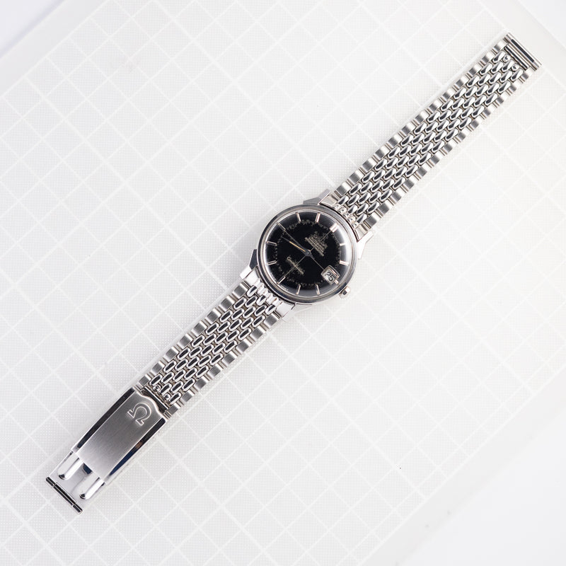OMEGA Constellation Black Gilt Pie Pan Dial Ref.168.005