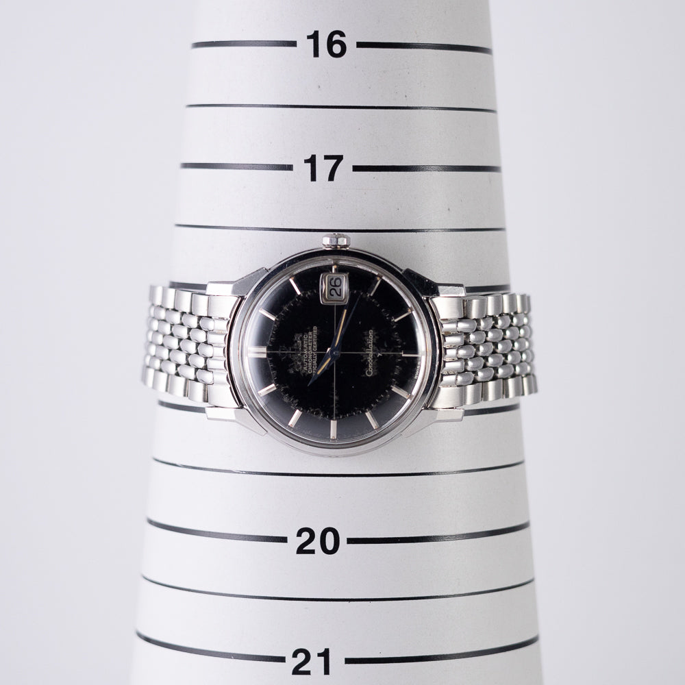 OMEGA Constellation Black Gilt Pie Pan Dial Ref.168.005