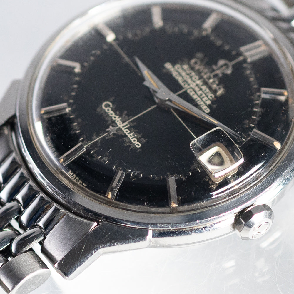 OMEGA Constellation Black Gilt Pie Pan Dial Ref.168.005 – TIMEANAGRAM