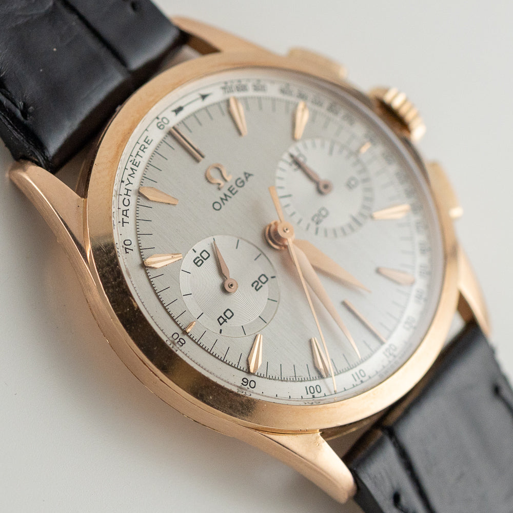 レア貴金属オメガラウンドSM2重ルビーベゼル18kケース 相応しく 