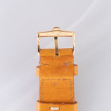 OMEGA Cioccolatone Automatic Black Guilloche 18K Yellow Gold Ref.3950　