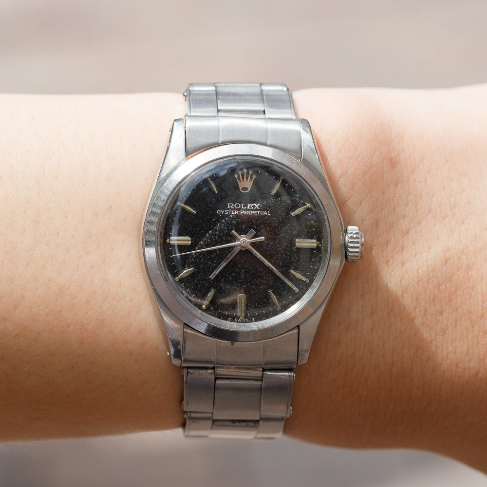 ROLEX OYSTER PERPETUAL REF.6548 Black Dial – TIMEANAGRAM