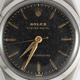 ROLEX OYSTER ROYAL Ref.6444 Black HONEYCOMB Dial