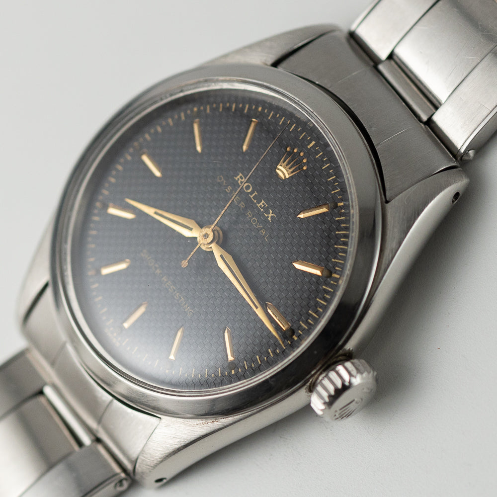 ROLEX OYSTER ROYAL Ref.6444 Black HONEYCOMB Dial