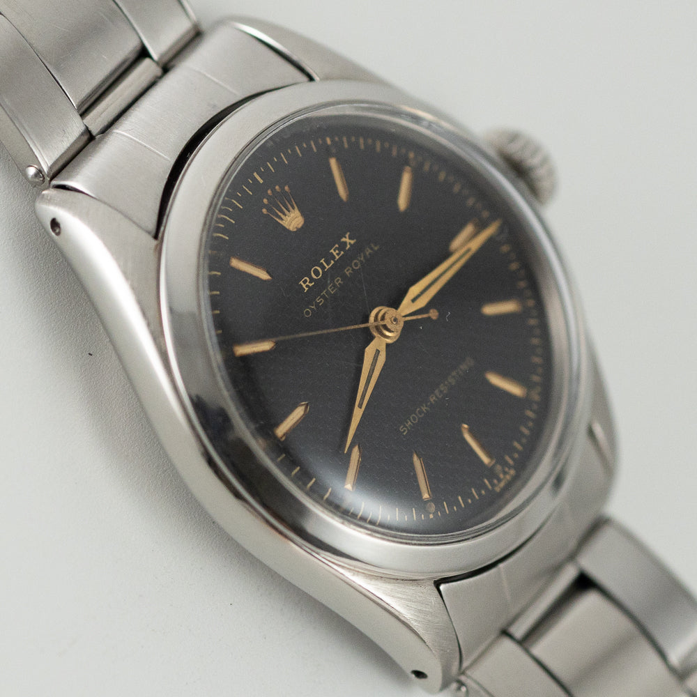 ROLEX OYSTER ROYAL Ref.6444 Black HONEYCOMB Dial