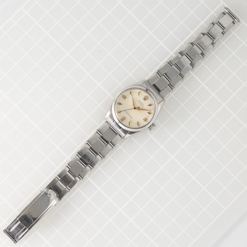 ROLEX OYSTER  ROYAL Ref.6246 Herringbone Dial with Expansion Bracelet