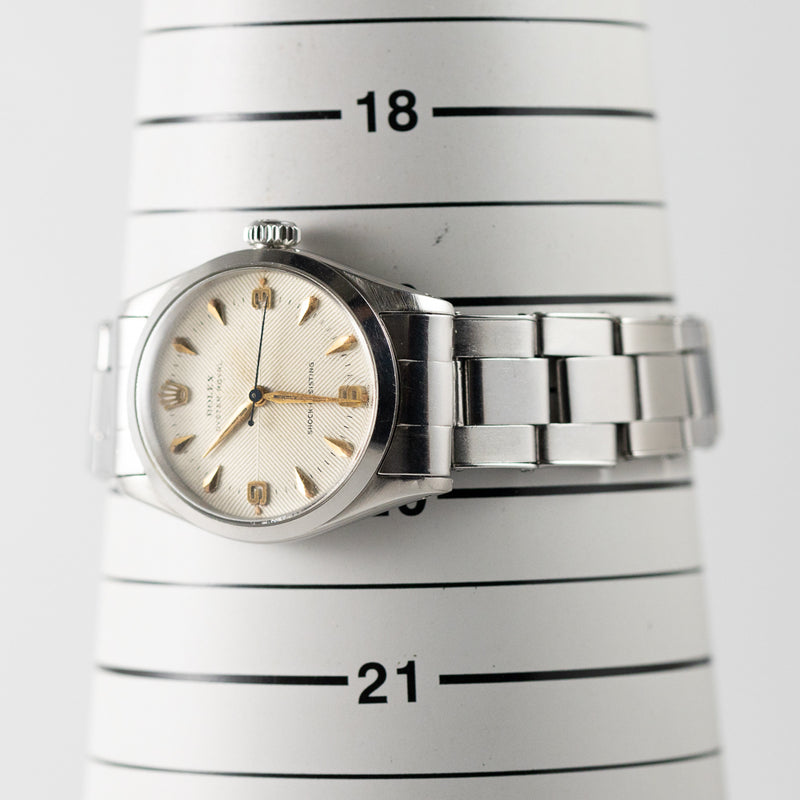 ROLEX OYSTER  ROYAL Ref.6246 Herringbone Dial with Expansion Bracelet