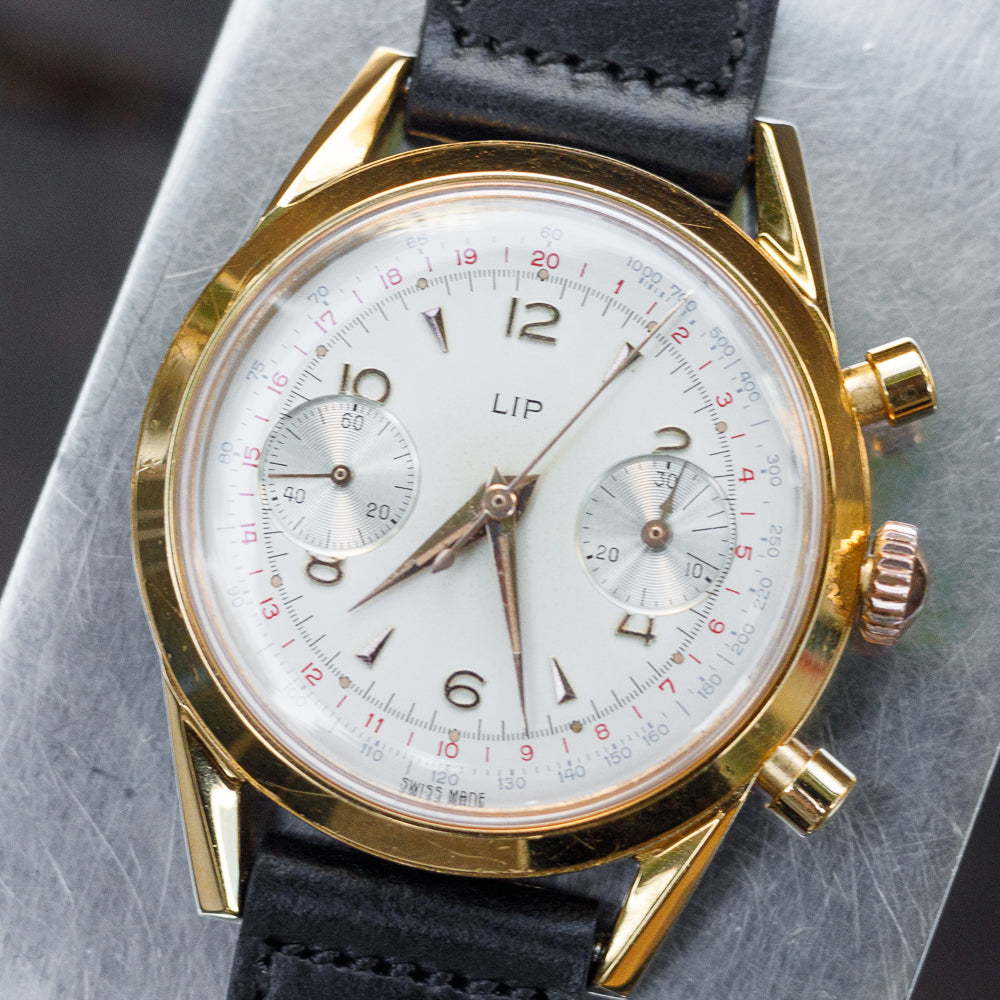 【スーパーセール】 23 Valjoux / Cal.R106 LIP Waterproof TIMEANAGRAM – Chronograph 時計