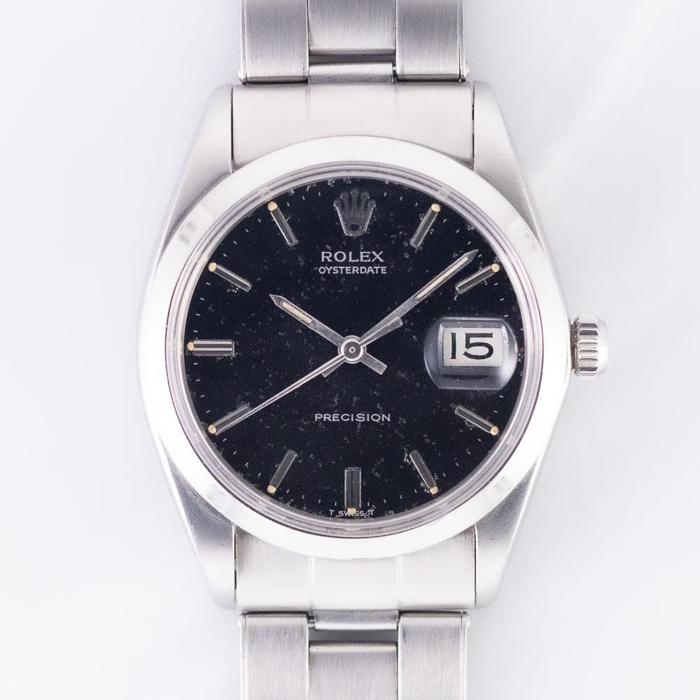 ROLEX OYSTERDATE Ref.6694 Black Mirror Dial