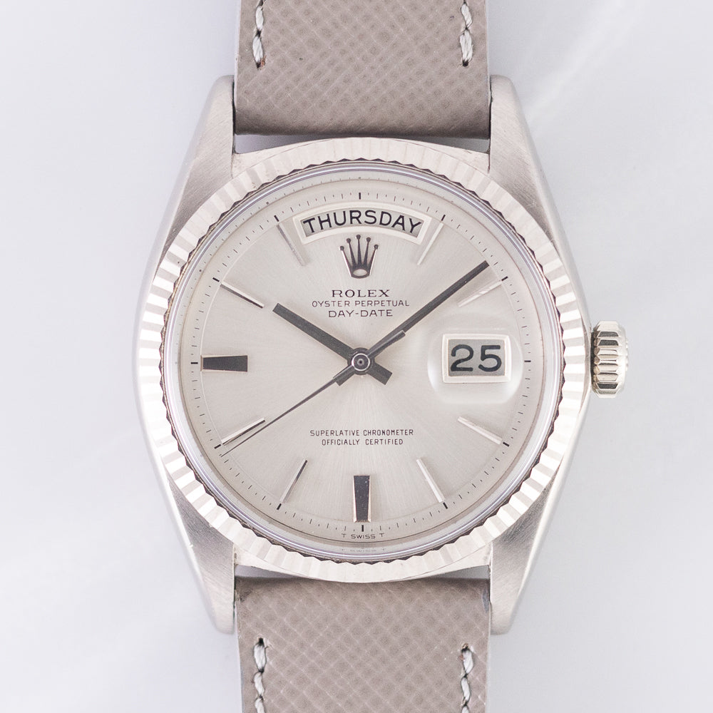 ROLEX DAY-DATE “Doorstop Dial”  18K White Gold Ref.1803
