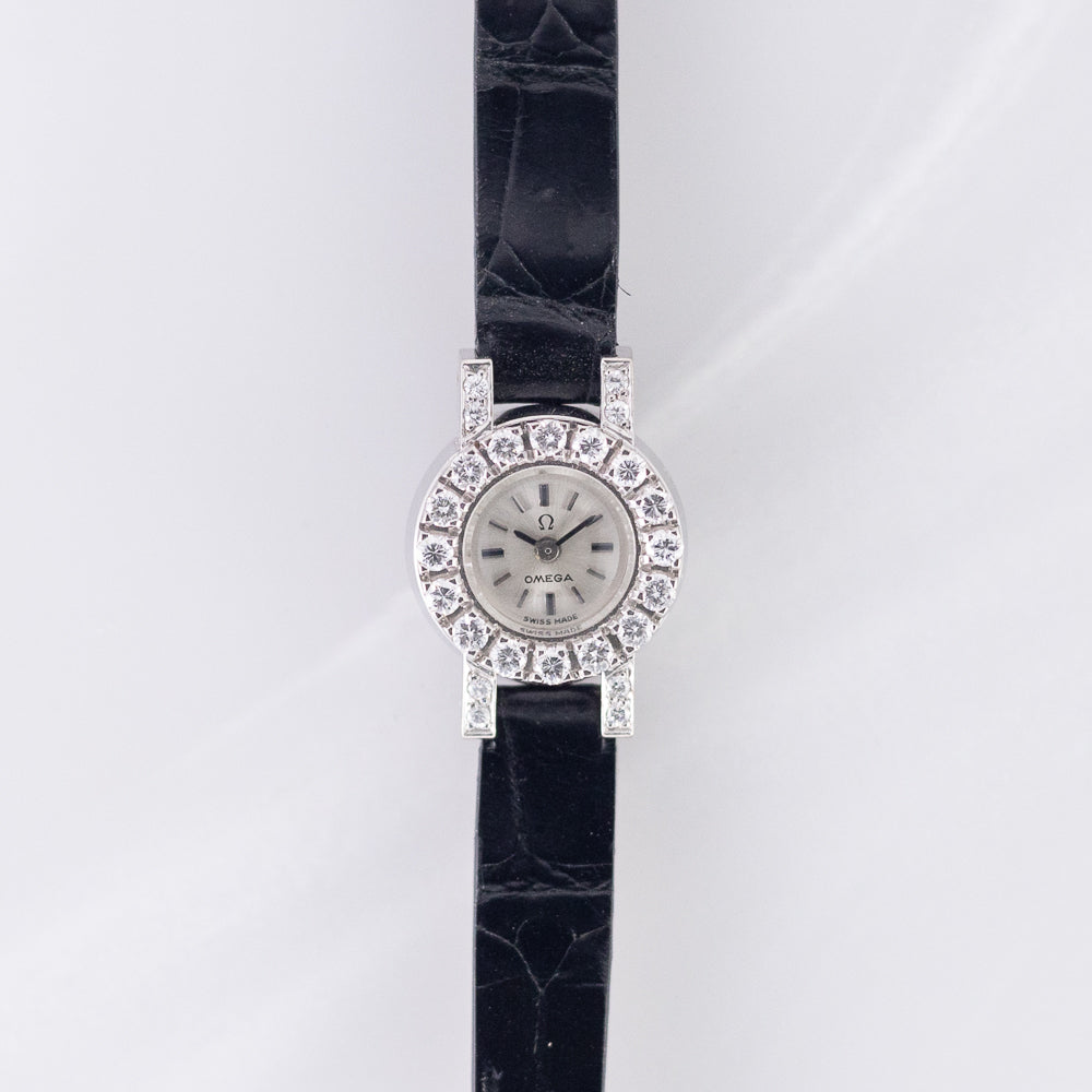 OMEGA Backwind Cal.640 24 Points Diamond