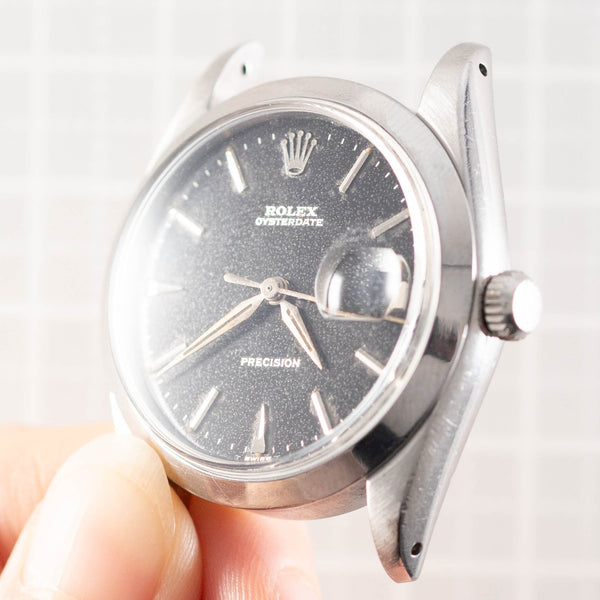 【BtoB】ROLEX OYSTERDATE Ref.6694 Black Gilt Dial