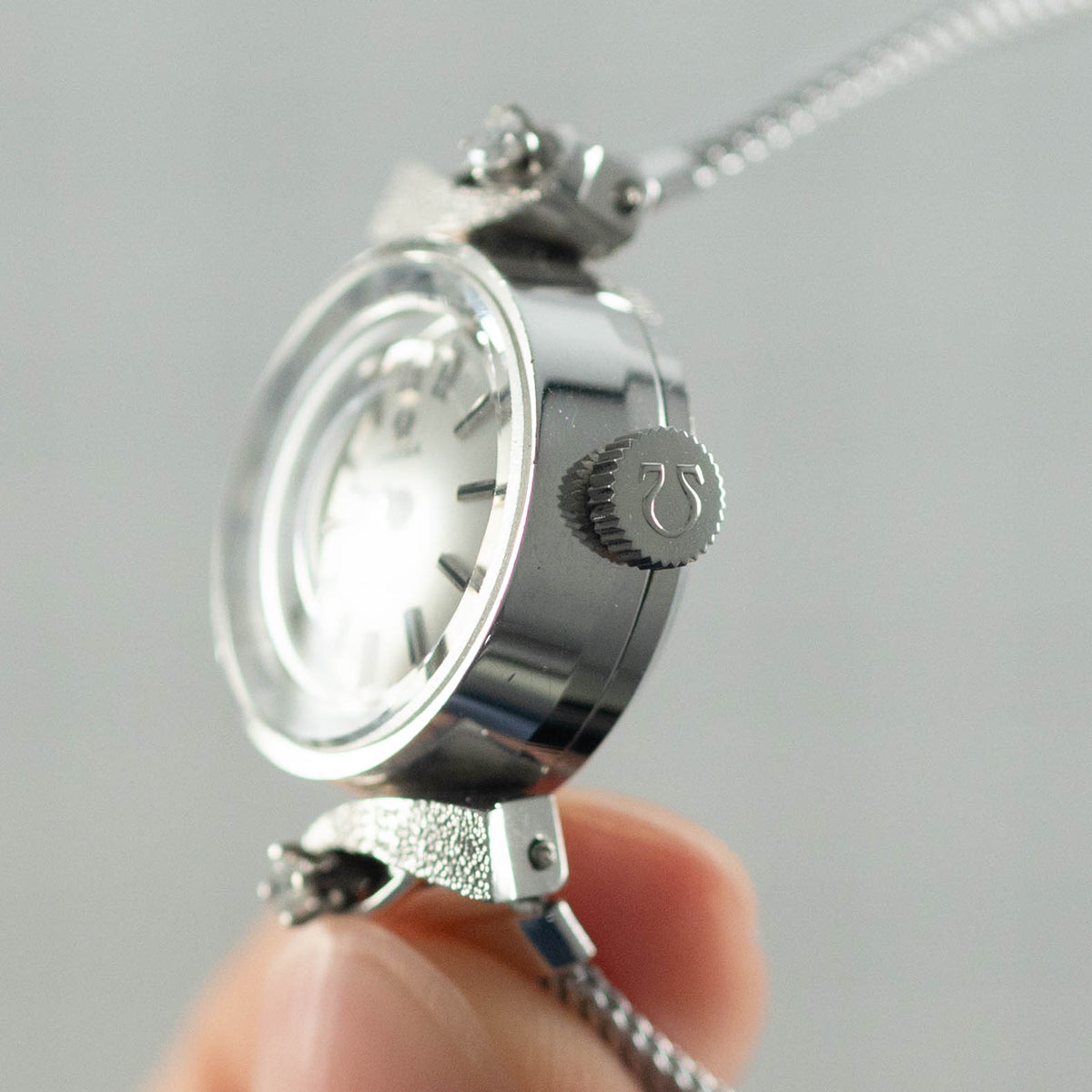 【BtoB】OMEGA DE VILLE  Ladies Ref.BF611.5615 Cocktail Watch/Cut Glass/Two Point Diamond Cal.485