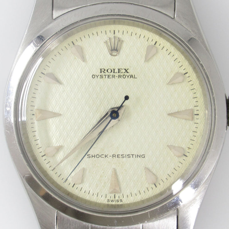 ROLEX OYSTER ROYAL Ref.6244 Honeycomb Dial with Expander Bracelet