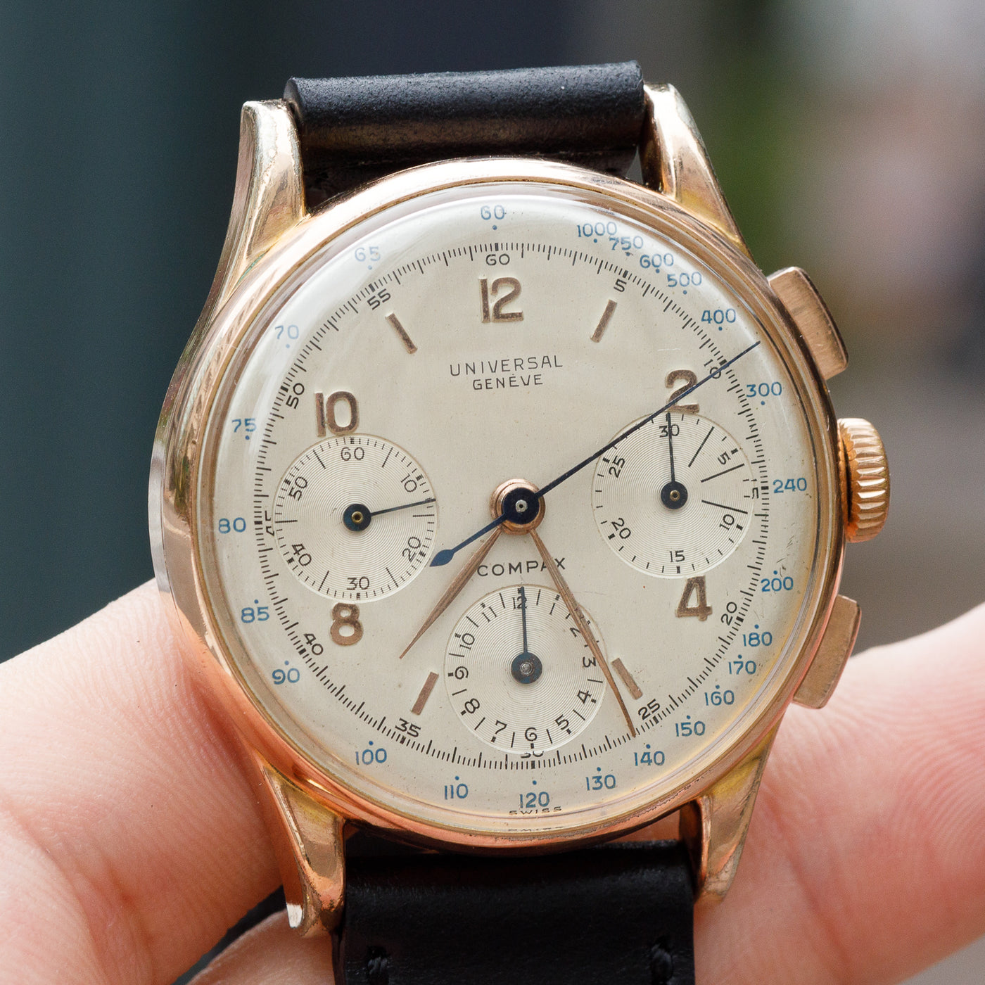 UNIVERSAL GENEVE COMPAX – TIMEANAGRAM