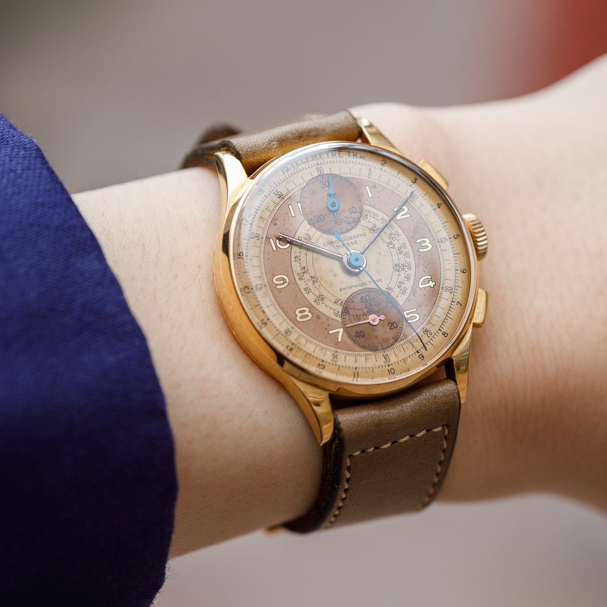 Chronographe Suisse Ref.1001 Venus 170