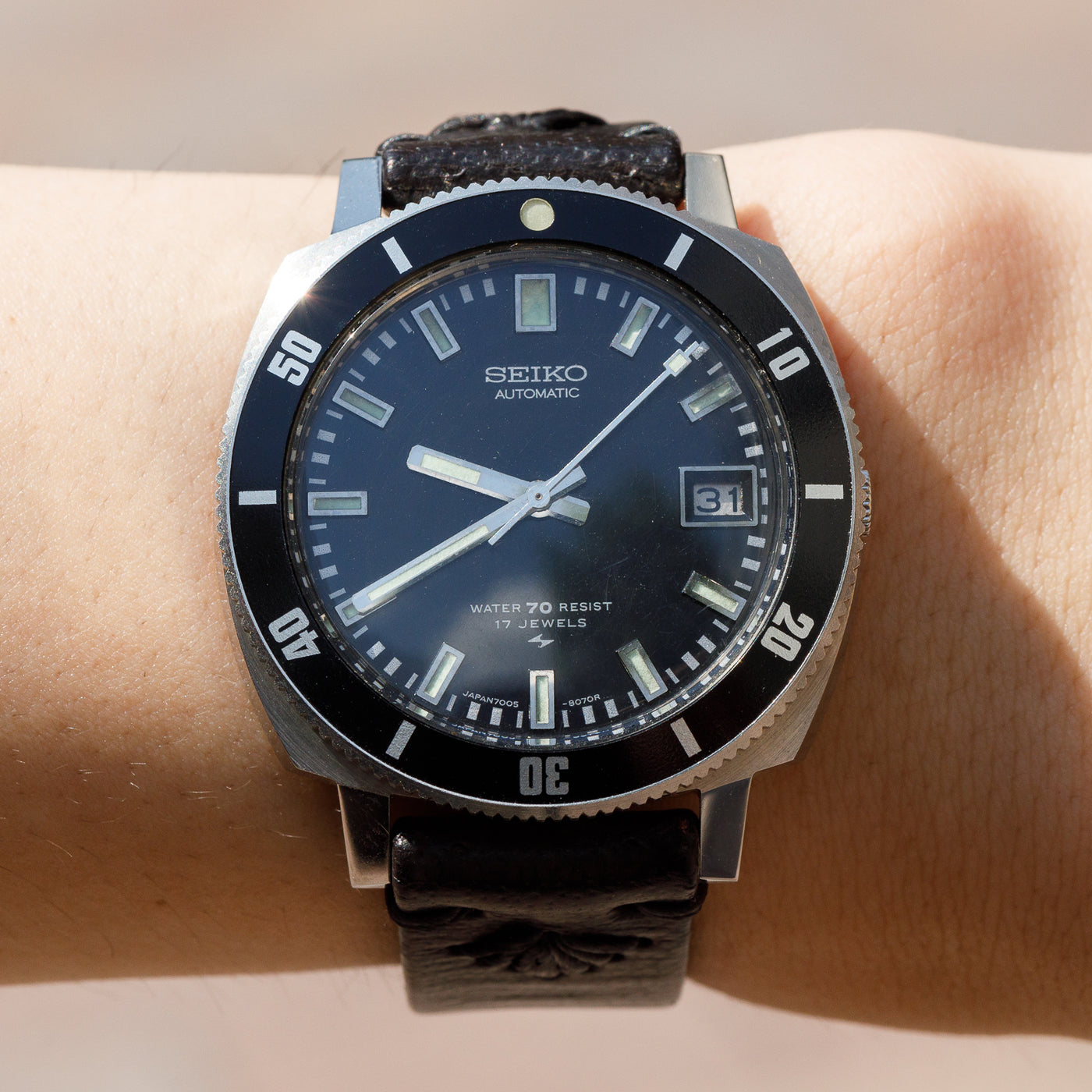 SEIKO 70m DIVER Ref.7005-8050 – TIMEANAGRAM