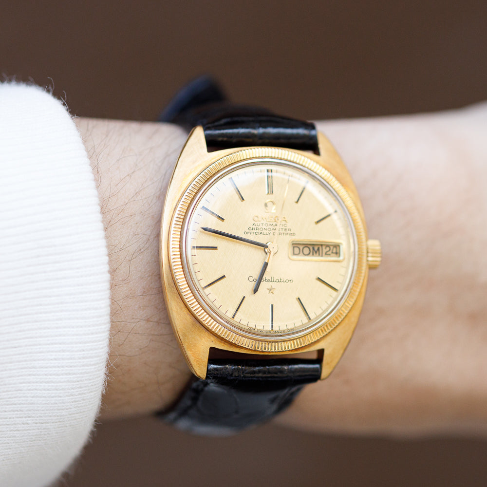 OMEGA Constellation Ref.168029 18KYG Italy Day