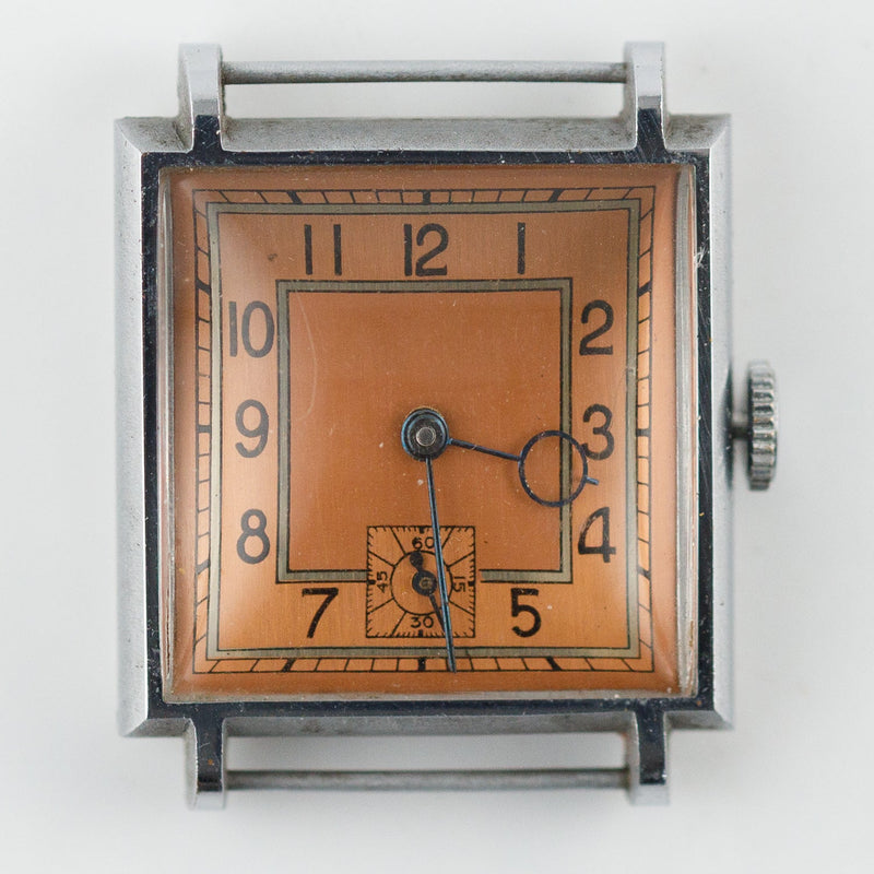 ANONYMOUS Art-Deco Copper Dial