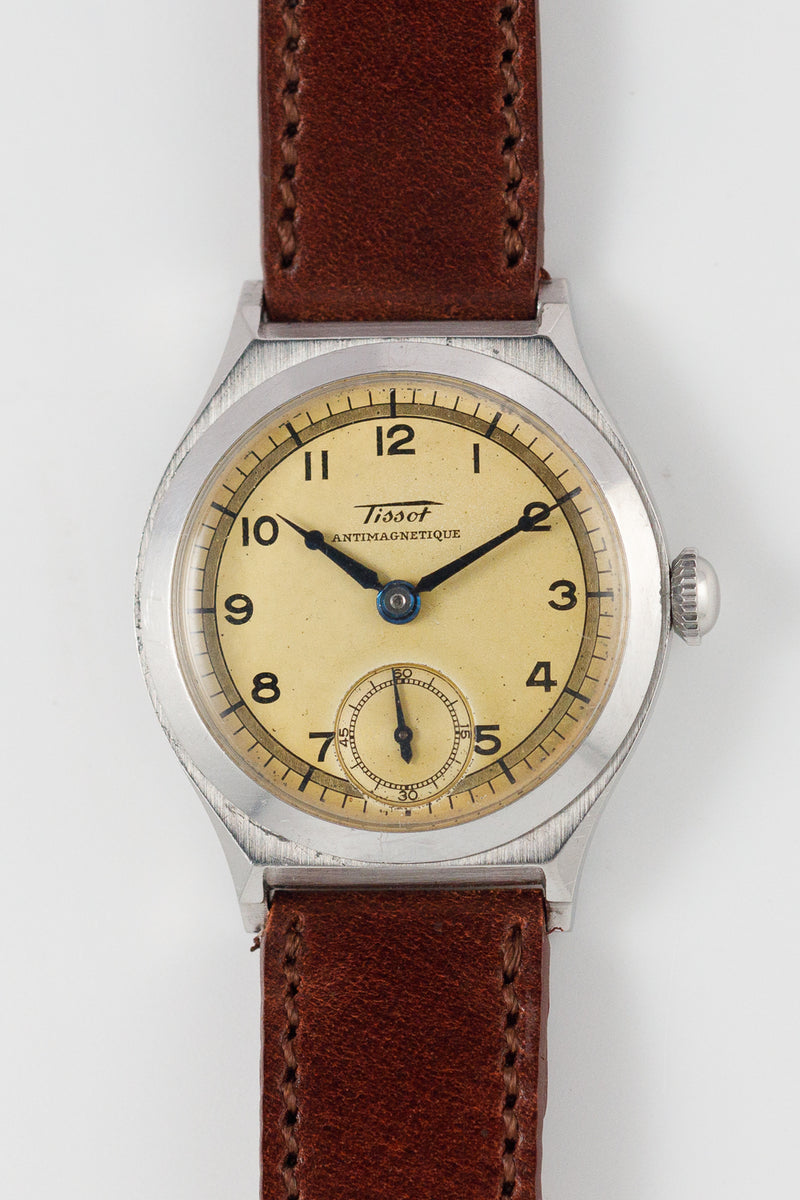TISSOT ティソ ヘリテージ デュアルタイム クォーツ T56168379 SS メンズ 時計 1910135 - ブランド腕時計