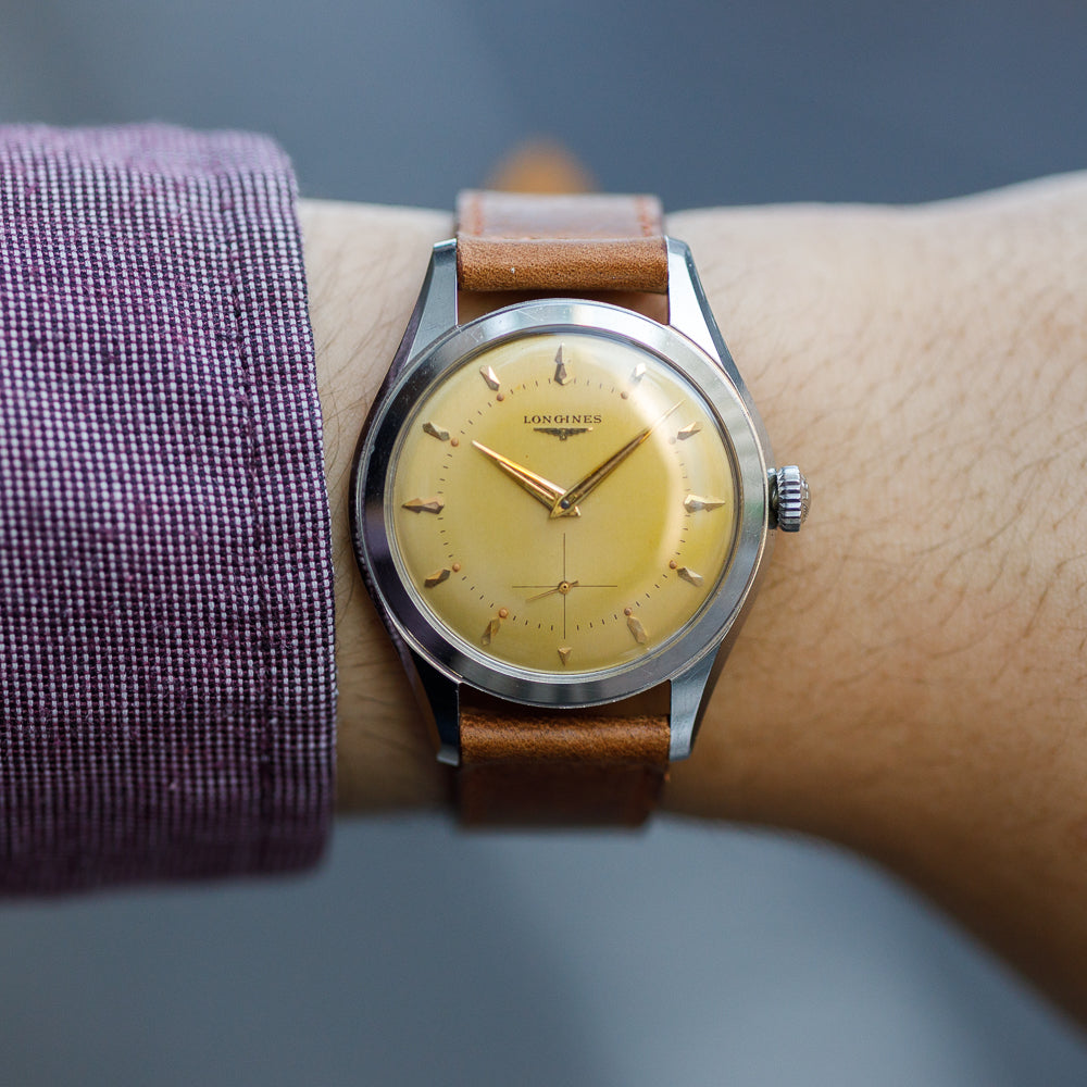 LONGINES Ref.6555 Gold Patina