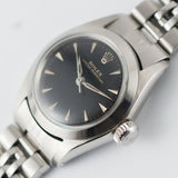 ROLEX OYSTER PERPETUAL Ref.6623 Glossy Black Gilt Dial