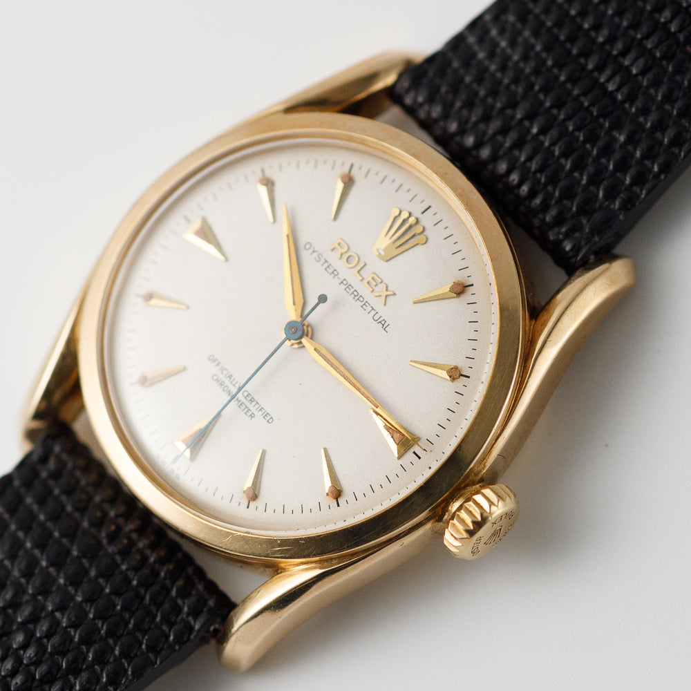ROLEX SEMI BUBBLEBACK Ref.6092 BOMBAY Lug