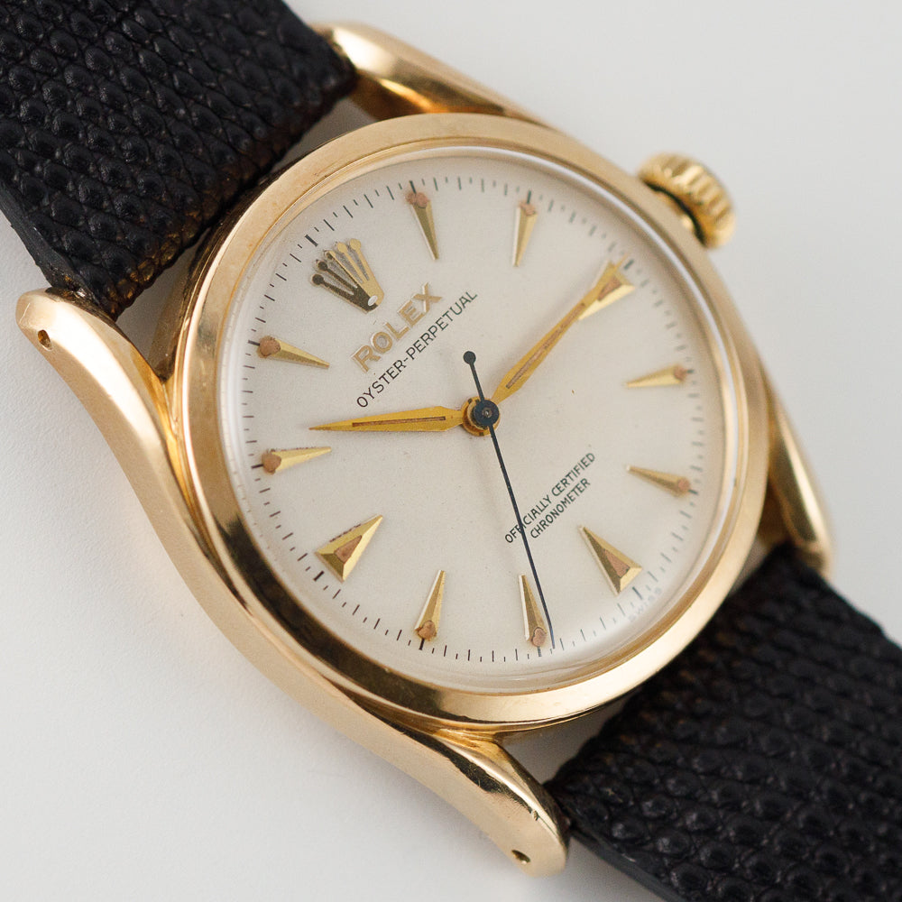 ROLEX SEMI BUBBLEBACK Ref.6092 BOMBAY Lug