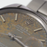 ROLEX OYSTER PERPETUAL DATE Ref.1500 Blue Patina Dial