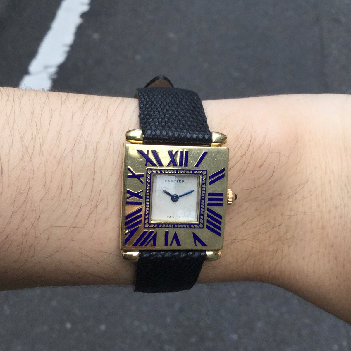 CARTIER LM Tank Obus Quadrant