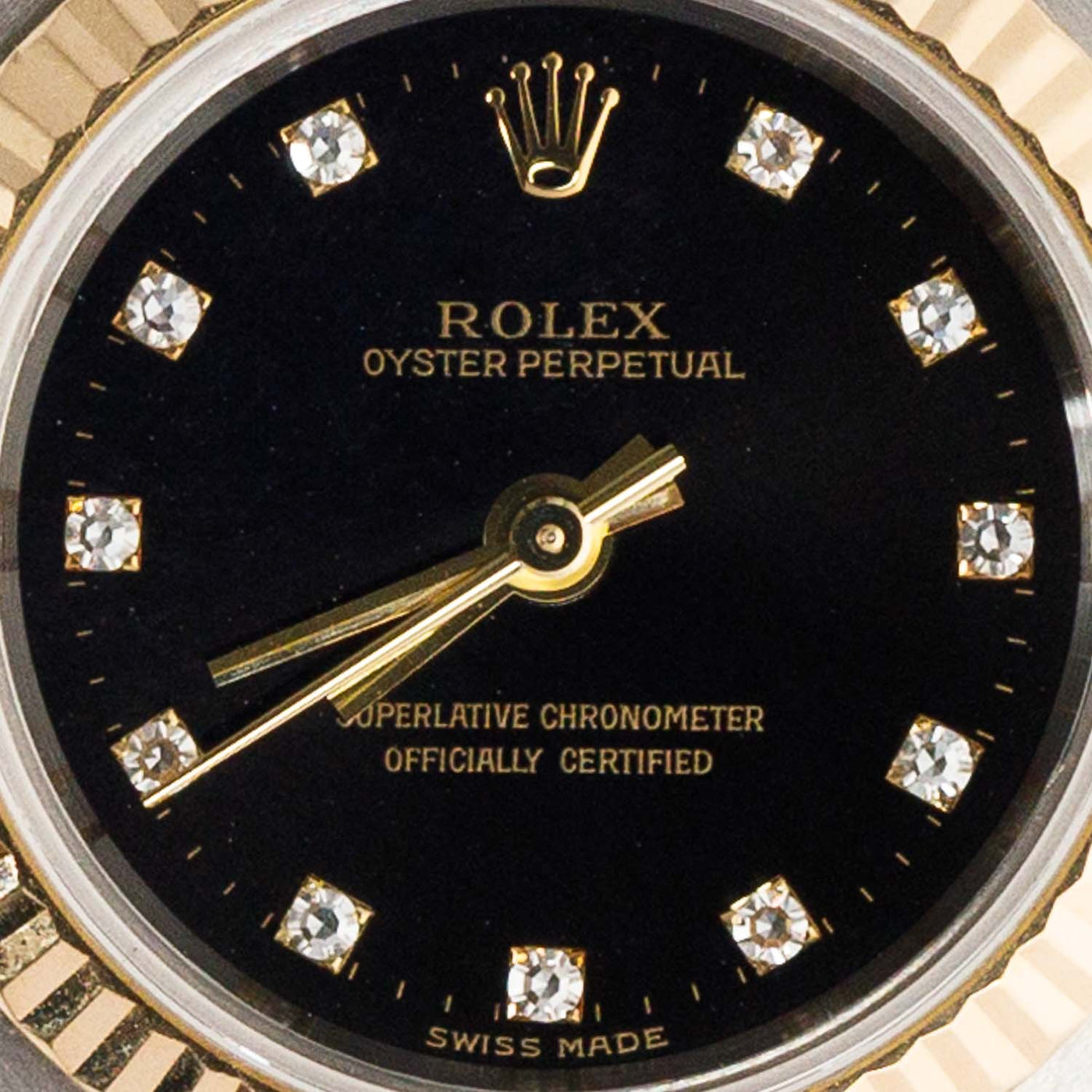 ROLEX OYSTER PERPETUAL Ref.76193G 11 Points Diamond – TIMEANAGRAM