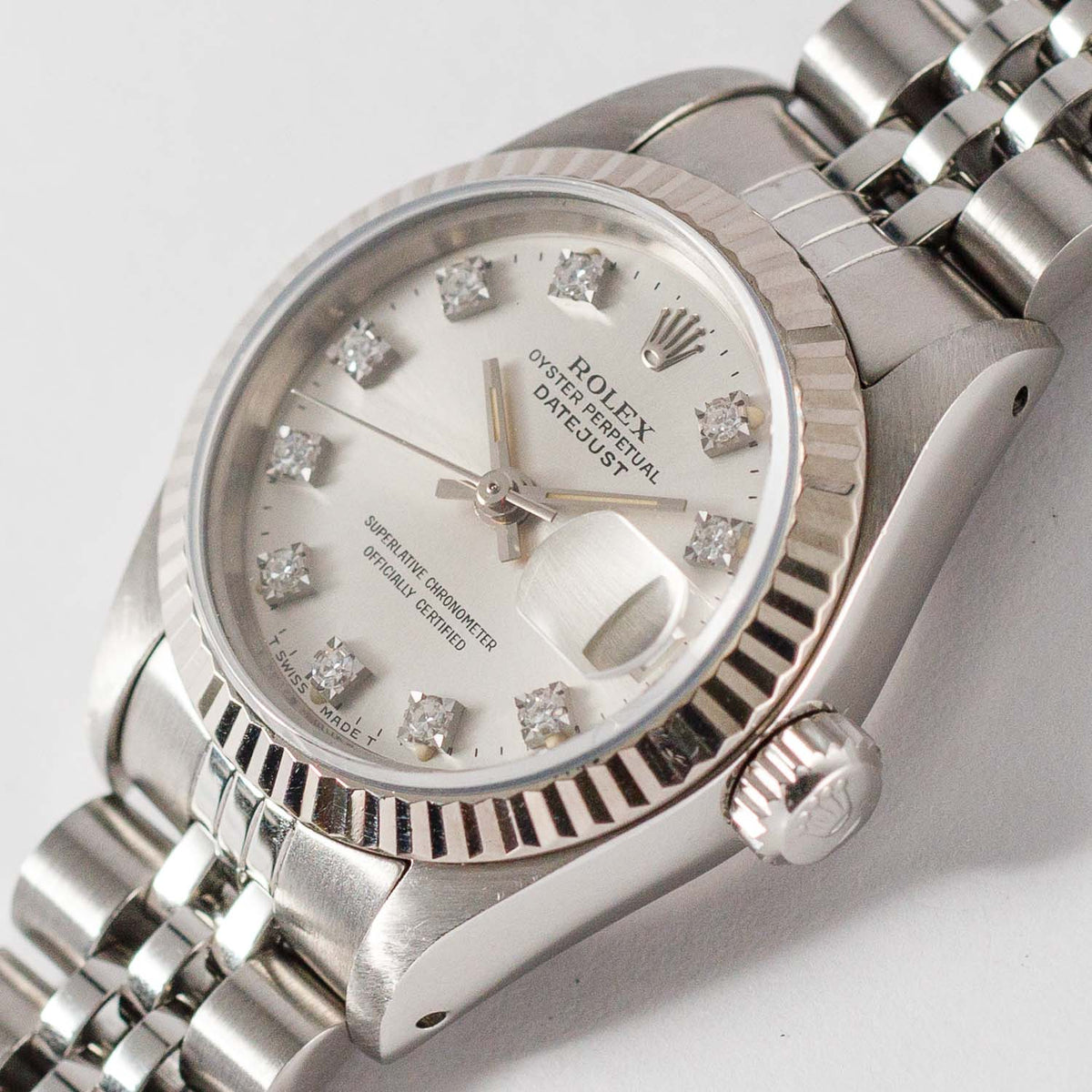 ROLEX DATEJUST REF.69174G 10 Points Diamond