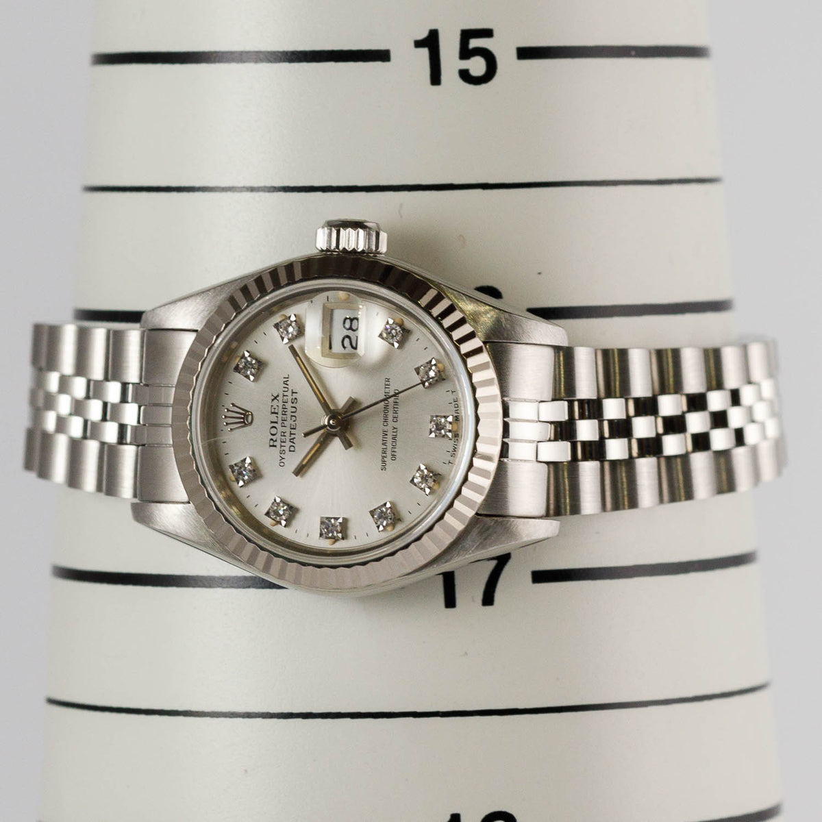ROLEX DATEJUST REF.69174G 10 Points Diamond