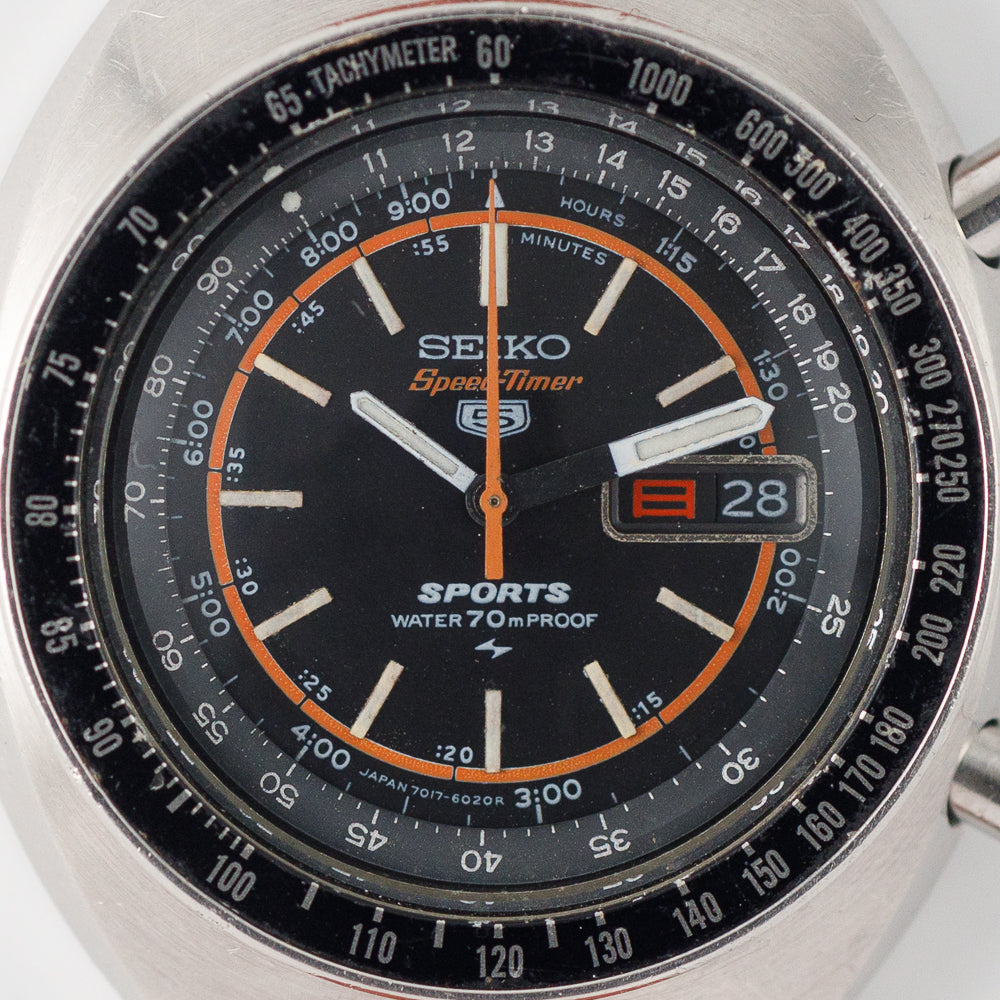 SEIKO SPEED-TIMER Ref.7017-6020 JDM FLY BACK