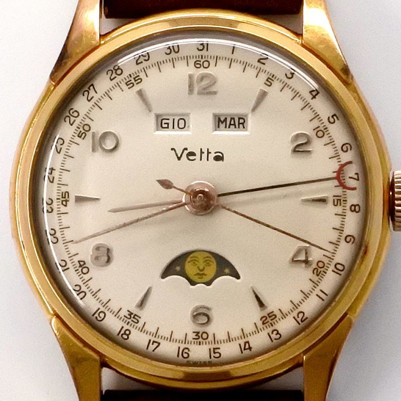 VETTA Triple Calendar Moonphase