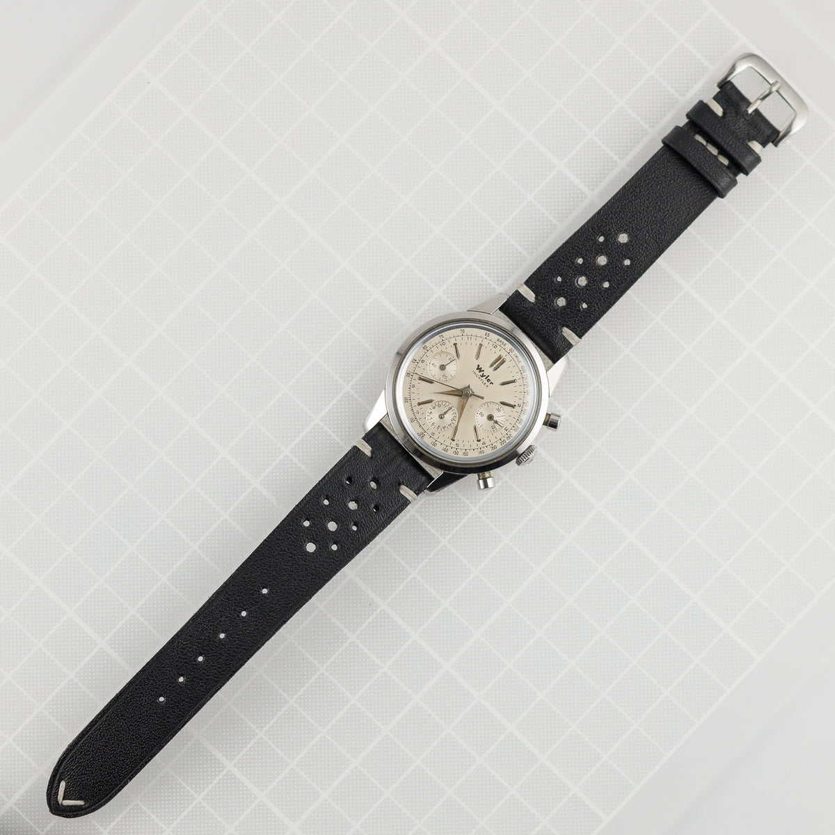 Wyler Ref.1502-4 One Piece Case Cal.Valjoux 72