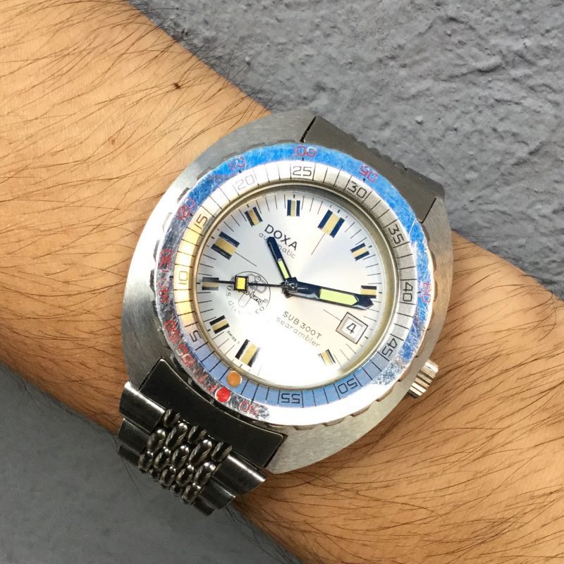 DOXA SUB 300T SEAMAMBLER Ref.4478 Aqua Lung Mint Condition