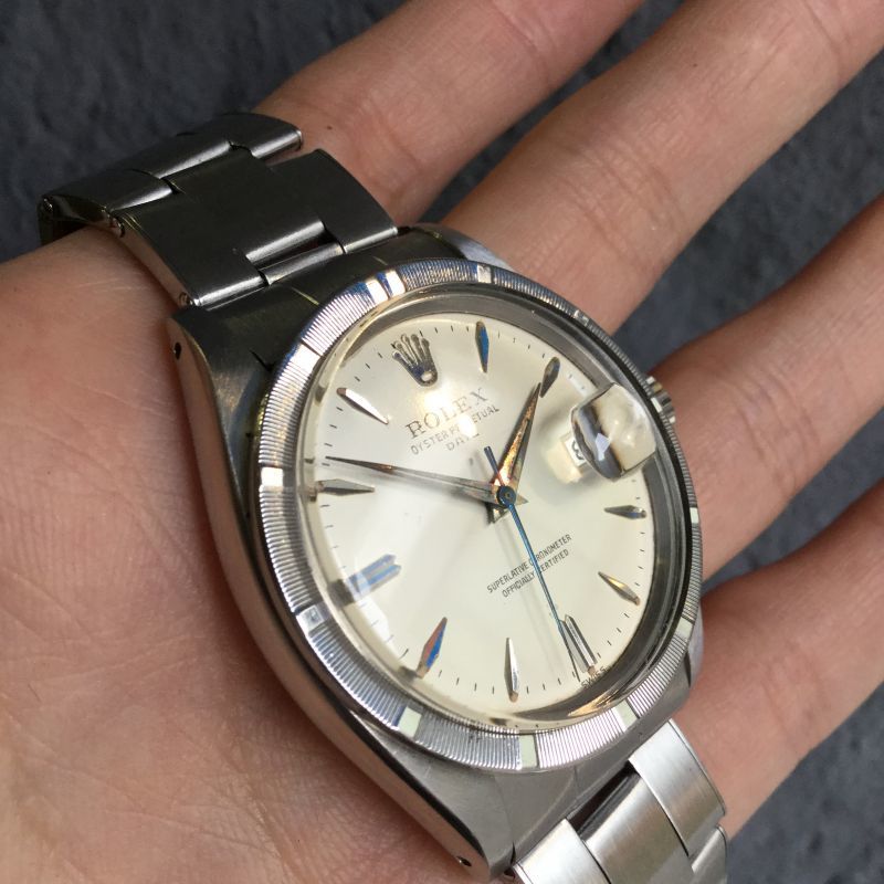 ROLEX OYSTER PERPETUAL DATE Ref.6581 Big ROLEX Logo